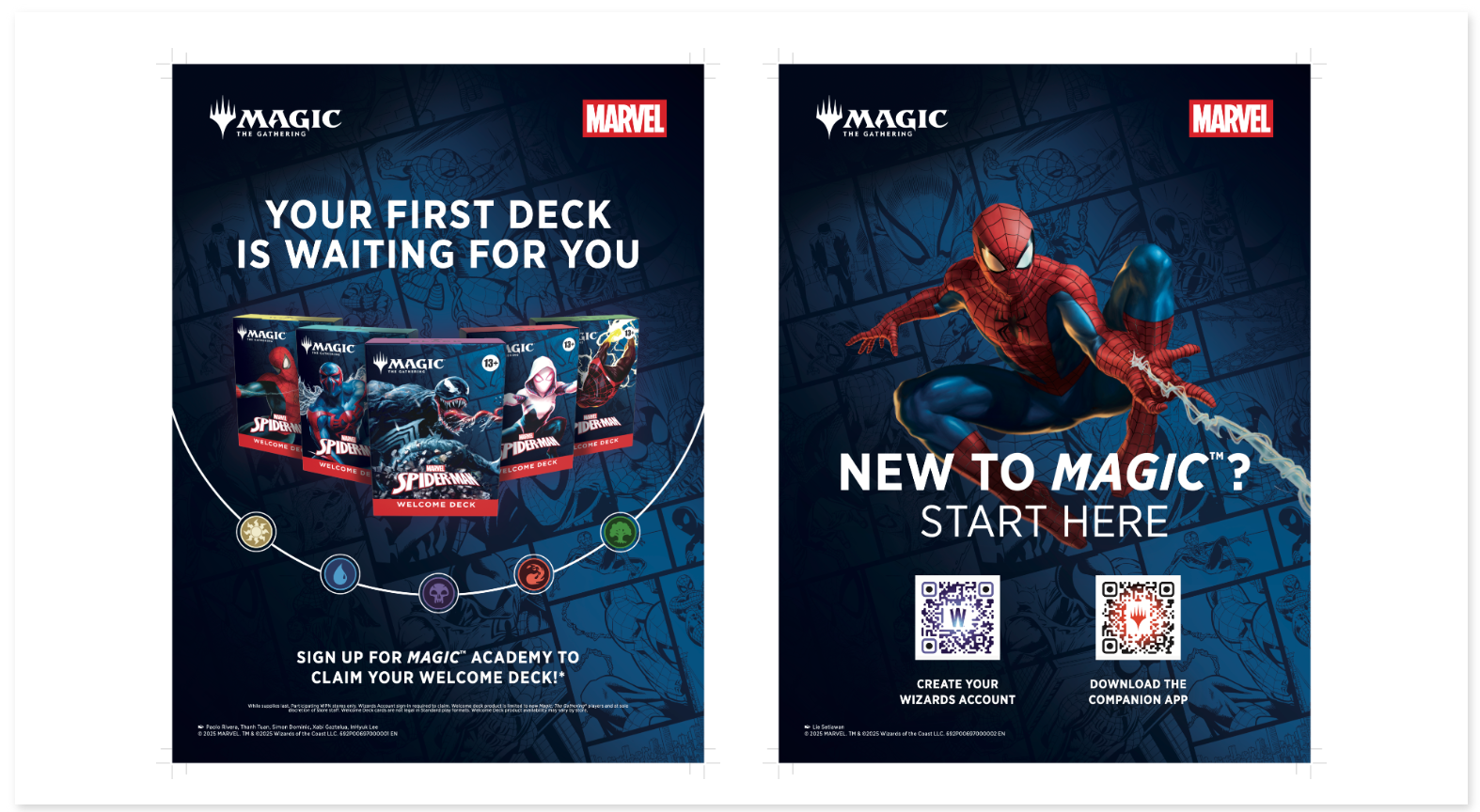 スパイダーマン ウェルカムデッキ 5個セット スパイダーマン ウェルカムデッキ 5個セット - メルカリ